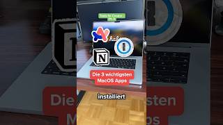 Die ersten 3 MustHaveApps auf meinem Macbook Pro [upl. by Royce699]