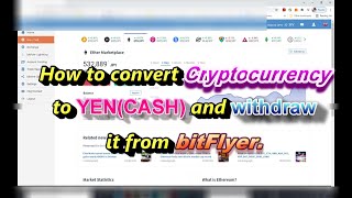 How to sell your crypto for cash and withdraw it to your account Bitflyer in Japan howto withdraw [upl. by Agripina]