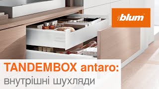 TANDEMBOX antaro фасади для внутрішніх шухляд  Blum Ukraine [upl. by Letnahc135]