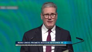 Reino Unido promete reducir emisiones de carbono en un 81 para 2035 [upl. by Gamaliel]