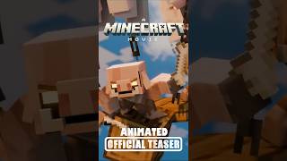 I animated the minecraft movie trailer minecraft minecraftmovie [upl. by Ahsitak64]