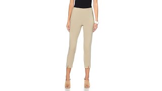 MarlaWynne Side Zip Bengaline Slim Pant [upl. by Noreht477]