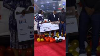 Bbnaija season 9 winner Kellyrea receives his car prize bbnaija bbnaija2024 shorts [upl. by Lled]