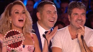 TOP 5 HILARIOUS Celebrity Impressions On Britains Got Talent [upl. by Llecrep]