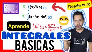 ✅INTEGRALES BÁSICAS  APRENDERAS con ÉSTE VIDEO💯 CÁLCULO INTEGRAL [upl. by Nidla]