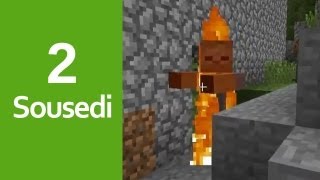 Creeper za zadkem  Sousedi 2  Minecraft multiplayer LP [upl. by Madian]