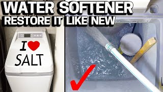 How to Clean Your Water Softener Salt Tank  Restore it Like New [upl. by Eendyc]