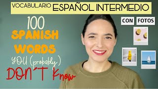 Important Spanish Words Intermediate with Pictures Spanish Vocabulary B1B2 [upl. by Aikin]