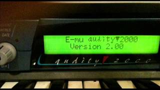 EMU AUDITY 2000 stock ROM preset démo [upl. by Seely]