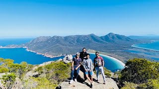 Extreme Hiking to Mount Amos Wineglass Bay  Freycinet National Park  Tasmania  Coles bay [upl. by Nichole613]