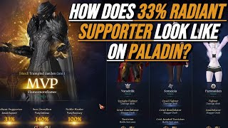 LOST ARK  33 RADIANT SUPPORTER ON PALADIN  G1 VOLDIS HM [upl. by Camella]