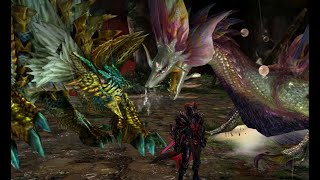 Mizutsune vs Zinogre MHXX turfwar  Dance upon on the Mountain [upl. by Ermeena35]