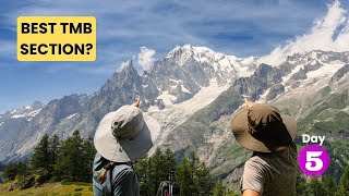 TMB Hiking from Courmayeur to Rifugio Bonatti 🇮🇹 Day 5 hiking the Tour du Mont Blanc [upl. by Anurb]