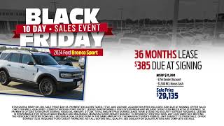 TenDay Black Friday Sales Event on SUVs [upl. by Eimmat]