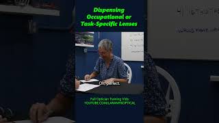 Dispensing Occupational or TaskSpecific Lenses [upl. by Renaud]