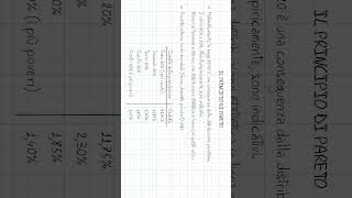Principio di Pareto  Parte b economia Curiosità ProntoSoccorsoStudenti [upl. by Sellig]
