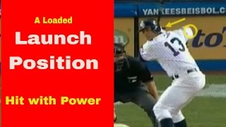 How to Hit with Power – A “Loaded Launch Position” is the Key to Home Run Hitting Power [upl. by Panchito]