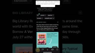 How to use the Libby app books library booktube [upl. by Nahshon]