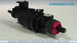 TRADING DEPOT Aqualisa Thermostatic Cartridge Body Assembly Part no 214004 [upl. by Odlanyer]