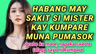 Misis ni kumpare at ang aming lihim  TAGALOG STORY  KWENTONG PINOY [upl. by Akimit]