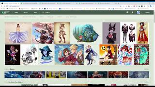 How to share your art with groups on Deviantart [upl. by Notsa]