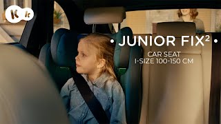 Kinderkraft JUNIOR FIX 2 100150 cm car seat  ISOFIX [upl. by Aivatan914]