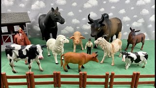 Wild Animals Attacks Farm Animals Compilation  Lion Fox Tiger Cows Bison Sheep Goat Elephant [upl. by Eirena]