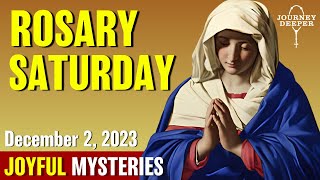 Saturday Rosary ᐧ Joyful Mysteries of the Rosary 🤎 December 2 2023 VIRTUAL ROSARY [upl. by Custer793]