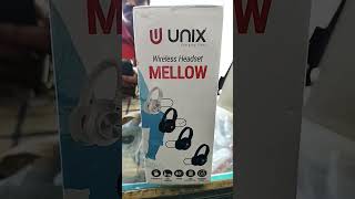 Wireless headset 🎧 premium quality big bass music headset unix ux w100 [upl. by Michaela712]