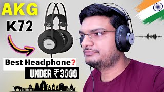 AKG K72 Headphone Review amp Unbox Best Studio Headphone for Video Editing amp Music Mixing [upl. by Jariv]