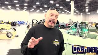 Interview with Original Lowrider Joe Ray at the 2023 Las Vegas Supershow move in day [upl. by Lajib]