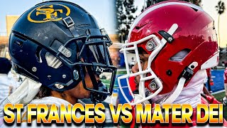 1 Mater Dei vs 24 St Frances Academy 🔥 Powerhouse Showdown🍿  Cali vs DMV💥 [upl. by Aivax]