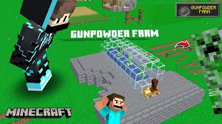 I Build The Ultimate Creeper Farm in Minecraft 💣  GamerBreezo [upl. by Nedlog]