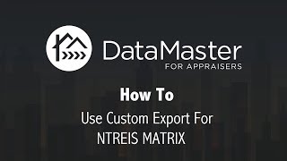 How To Use Custom Export For NTREIS MATRIX [upl. by Goerke]