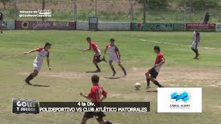 09 11 4ta DIV POLI VS MATORRALES [upl. by Haslett]