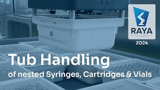 Tub Handling of nested Syringes Cartridges amp Vials [upl. by Farl]