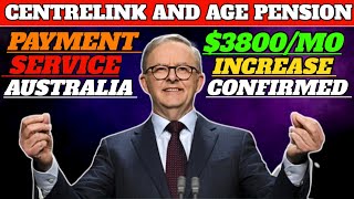 Centrelink Sends New Deposits For Age Pensioners Every Month Of Up to 3800 confirm news For seniors [upl. by Airan453]