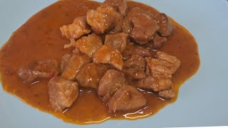 Carne en salsa Receta de la abuela De las que debes mojar pan [upl. by Atreb551]