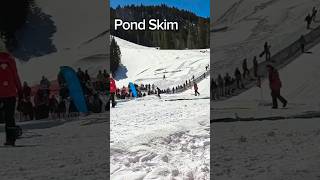 2024 Pond Skim 🏂 Keystone Colorado skiing snowboarding shorts [upl. by Sapphera]