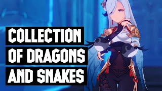 Collection of Dragons and Snakes  Genshin Impact 24 [upl. by Kelley]