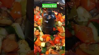 Actifry 2in1 ratatouille nicerdicer rezept sofiehaushaltunperfektperfekt nicerdicerchef [upl. by Ajroj932]