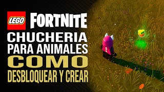 Cómo desbloquear y crear Chucheria para animales  LEGO Fortnite [upl. by Adnihc]