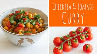 Recipe Chickpea amp tomato curry with couscous  Recipe Diary [upl. by Glasgo]