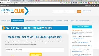 Author Marketing Club Premium Membership Review [upl. by Sekyere]