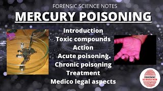 Mercury poisoning  Toxicology  Forensics  UGC NET forensic science [upl. by Knepper]