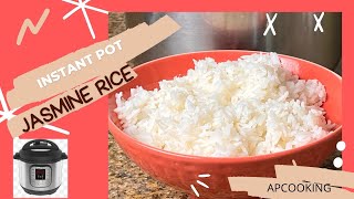 How to cook Jasmine rice in instant pot Jasmine Rice cook time Instant Pot [upl. by Goldia]