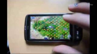 Settlers 2 Running On Android HTC Desire  ADosBox [upl. by Aileek]