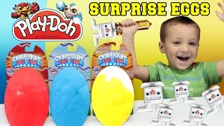 Easter Skylanders Play Doh SURPRISE EGGS Trap Team Bunny Eggsellent Weeruptor Power Punch Pet Vac [upl. by Kali723]