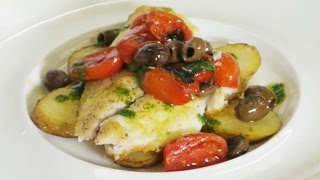 Filetto di orata alla mediterranea  Chef Alessandro Dehò  Saporie [upl. by Esej]