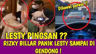 Lesty PINGSAN  RIZKY BILLAR PANIK LESTY SAMPE DI GENDONG [upl. by Etakyram]